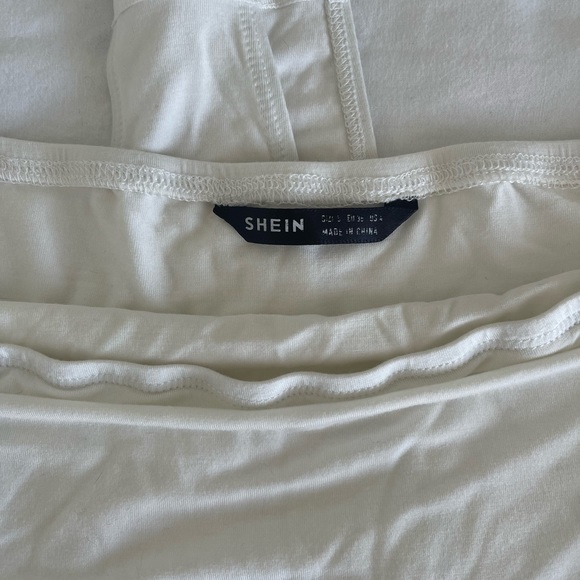 White Strapless Bodysuit - Picture 3 of 3